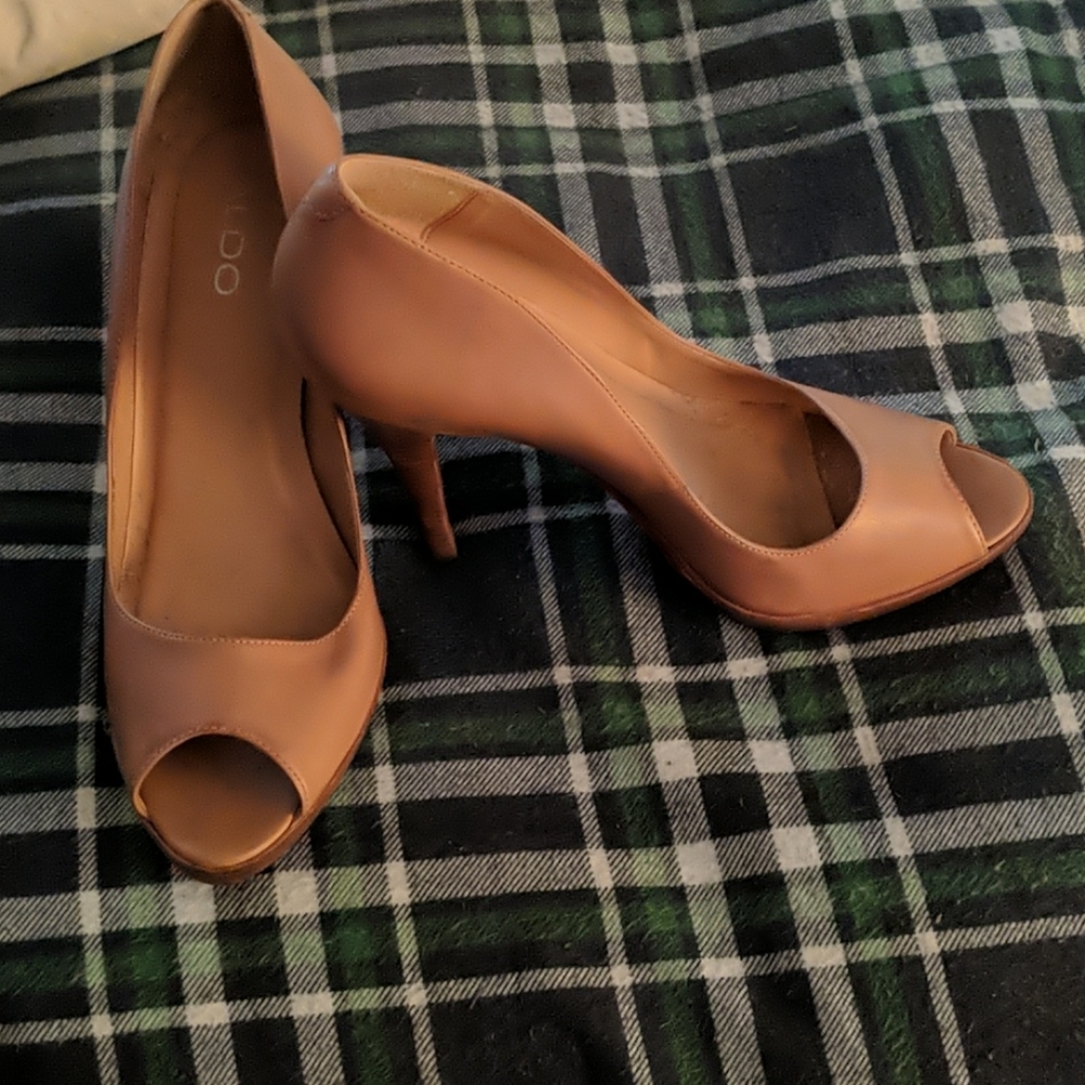 Open-toe Aldo heels